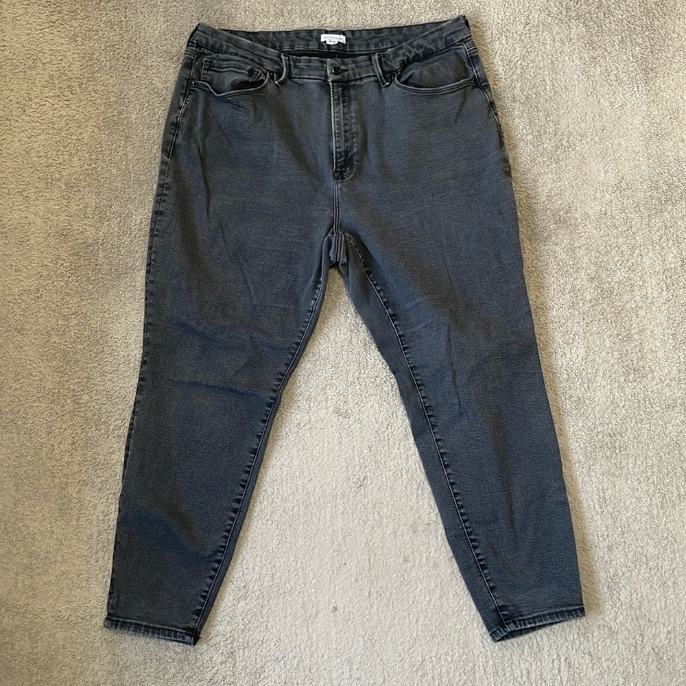 EC Good American Always Fit Black Skinny Jeans - Size 20-26